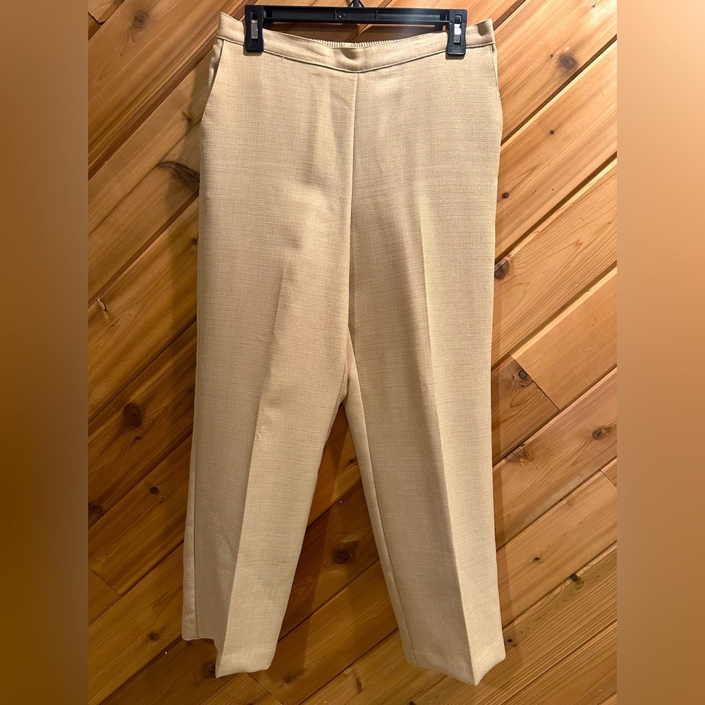 Alfred Dunner Khaki Dress Pants